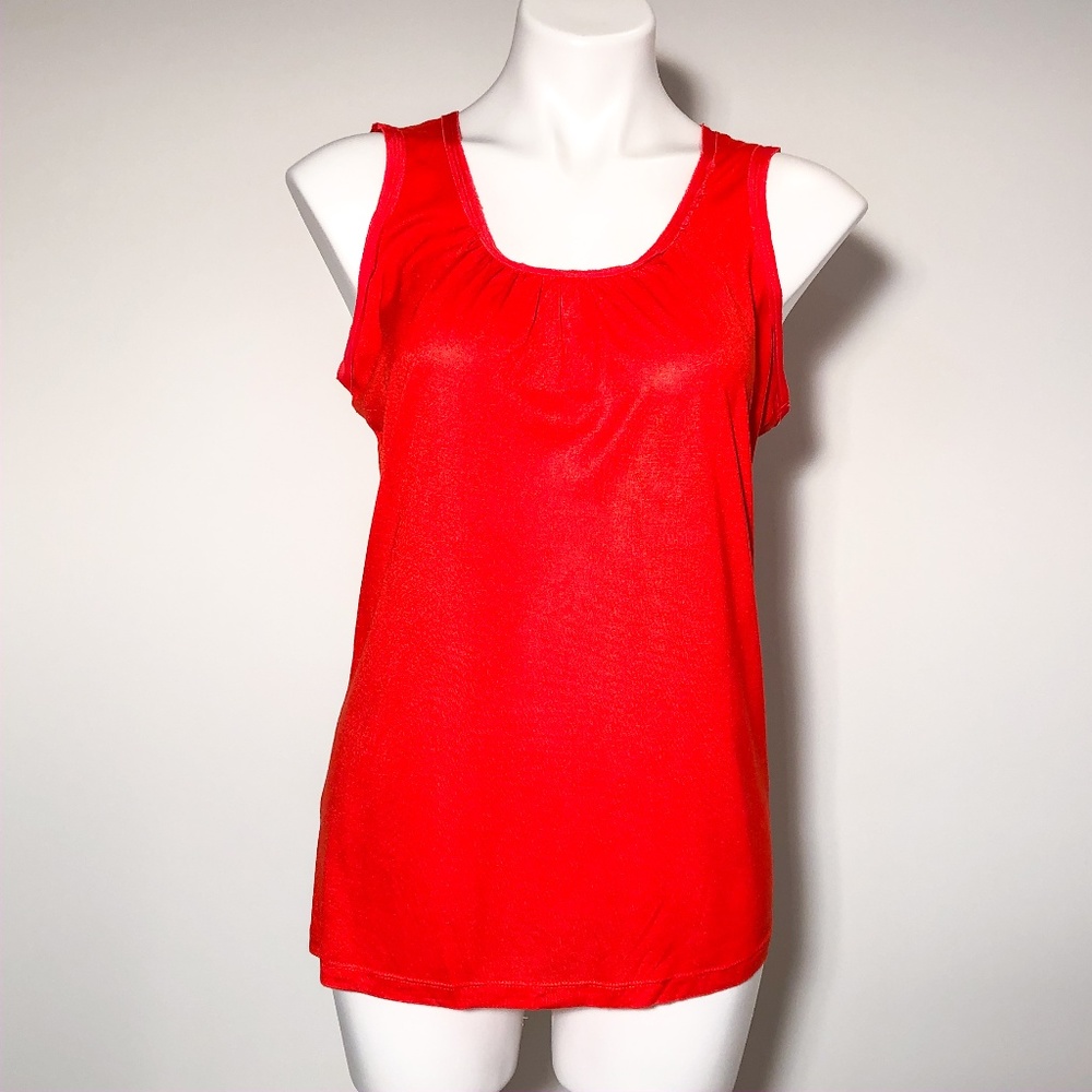 Banana Republic Factory Coral Red Tank Top
